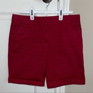 J. Crew Chino Short (red)